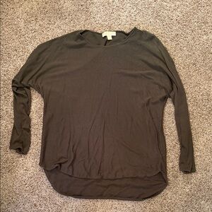 Michael Kors Hi-Lo Olive Green Sweater - XL